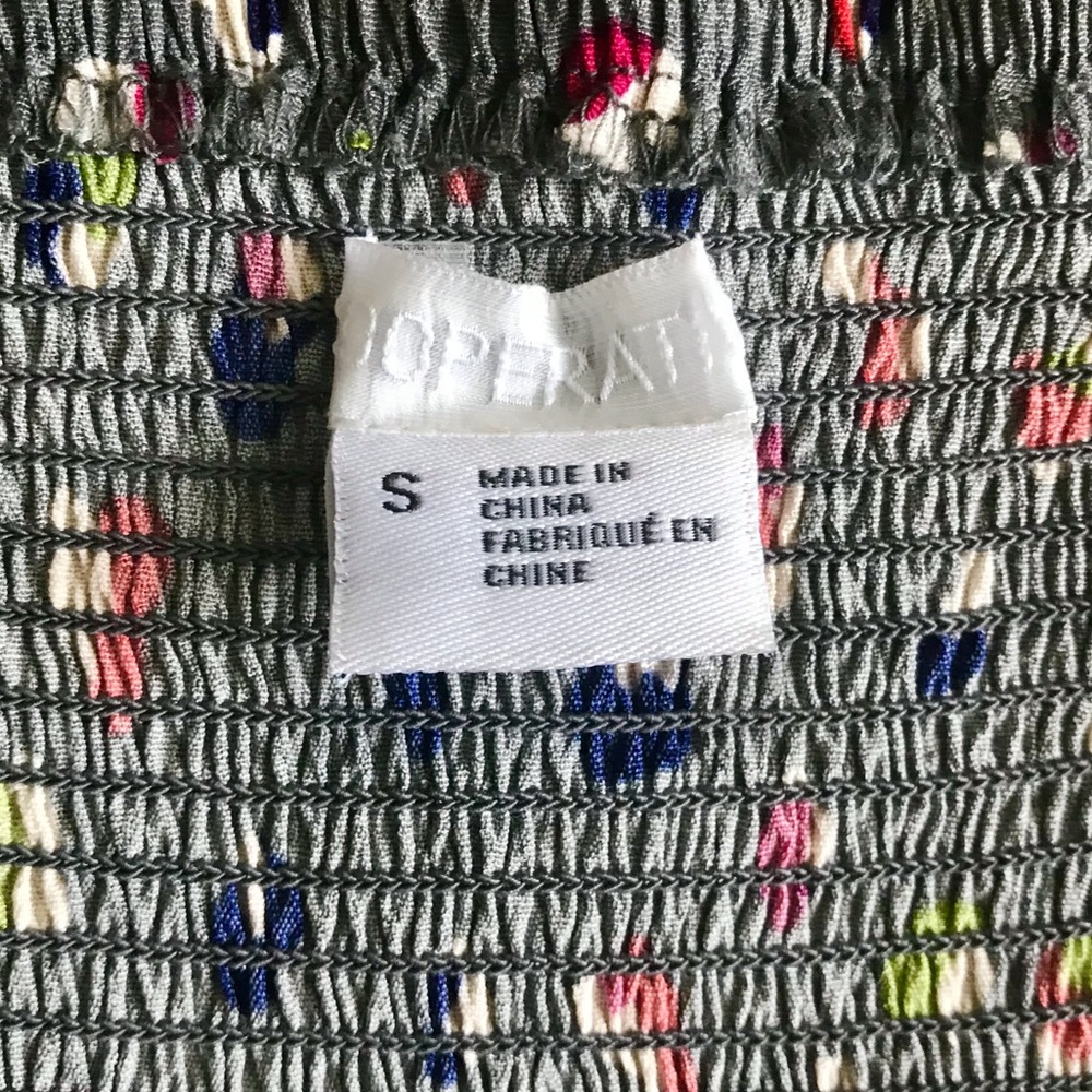 Strapless Grey MultiColor Mini Dress - Picture 11 of 11